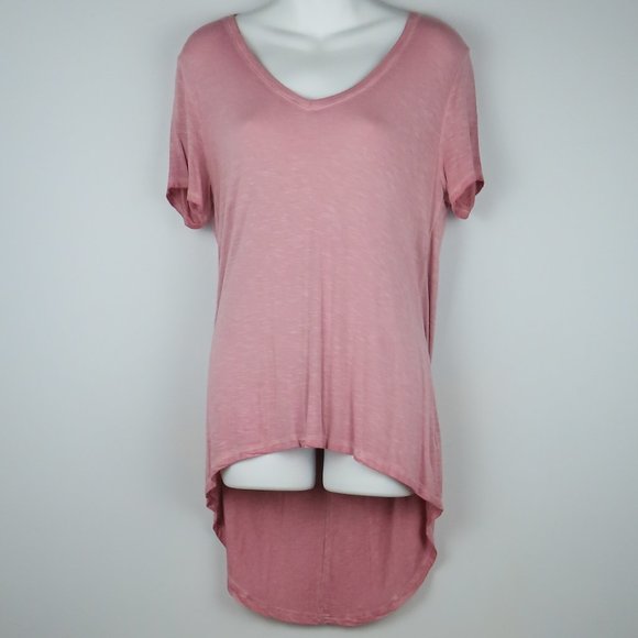 Maurices Tops - Super Soft High Low Pink Tee Shirt